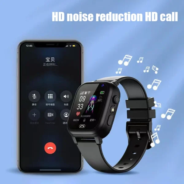 4g- relógio inteligente- crianças-sos-gps- chamada - lbs- tracker- localização- cartão-sim- relógio- multifunções- câmara- chat- à prova de água- relógio- crianças- presentes - Image 6