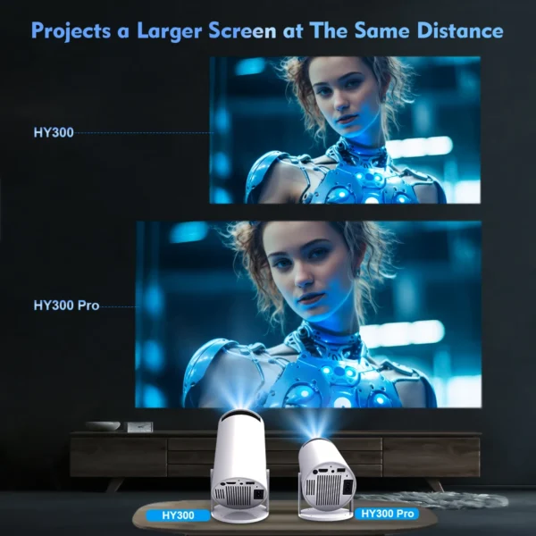 Projetor Magcubic HY300 PRO 4K Android 11 Dual Wifi6 260 H713 BT5.0 1080P 1280*720P Cinema em casa, Projetor Externo e interno - Image 6